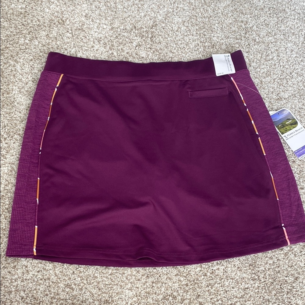 Pebble beach, Purple Women's Skirt, size medium NWT